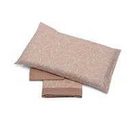Foppapedretti Notte & Natura Completo letto singolo 1P, lenzuolo sopra, lenzuolo angolo sotto e federa; Onda Pesca 100% cotone, Made in Italy