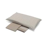 Foppapedretti Notte & Natura Completo letto singolo 1P, lenzuolo sopra, lenzuolo angolo sotto e federa; Petali Sabbia 100% cotone, Made in Italy