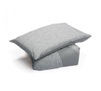 Foppapedretti Notte & Natura Sacco Copripiumino letto singolo completo di federa; Onda Perla 100% cotone Percalle, Made in Italy
