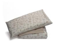 Foppapedretti Notte & Natura Sacco Copripiumino letto una piazza e mezza completo di federa; Foglie Sabbia 100% cotone Percalle, Made in Italy