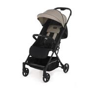 Foppapedretti Passeggino Compatto Voilà, per bambini 0-15 Kg (0-3 anni), Chiusura ad 1 mano, Self-Standing, Schienabile Regolabile, Trasportabile, Porta Oggetti, Telaio in Alluminio, Sabbia
