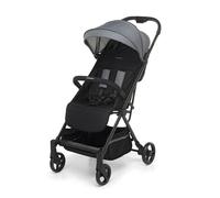 Foppapedretti Passeggino Compatto Voilà, per bambini 0-22 Kg (0-4 anni), Chiusura ad 1 mano, Self-Standing, Schienabile Regolabile, Trasportabile, Porta Oggetti, Telaio in Alluminio, Cemento