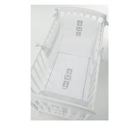 Foppapedretti Piumone lettino set 3 pz BABYZOO Grigio 9900279144