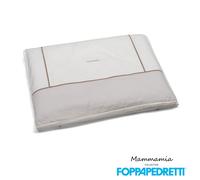 Foppapedretti - Piumotto Completo Piumone Sfoderabile per Lettino, Avorio