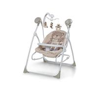 Foppapedretti Sdraietta Altalena Carillon, Dondolo Musicale con diverse Melodie, per Bambini dalla nascita a 9 Kg, Dispositivo di Movimento della seduta, Telecomando per attivazione a distanza, Teddy
