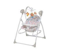 Foppapedretti Sdraietta Altalena Carillon, Dondolo Musicale con diverse Melodie, per Bambini dalla nascita a 9 Kg, Dispositivo di Movimento della seduta, Telecomando per attivazione a distanza, circus