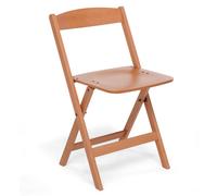 Foppapedretti 9900443006 Luna Sedia Pieghevole, in Legno, Colore Noce, 1 Pezzo