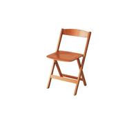 Foppapedretti 9900443006 Luna Sedia Pieghevole, in Legno, Colore Noce, 1 Pezzo