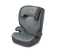 Foppapedretti Seggiolino Auto Clever I-Size, per bambini da 100 a 145 cm di altezza, 3-12 anni, conforme ECE R129, Fissaggio a 3 punti, Comford Kid Pad, Poggiatesta Regolabile 12 altezze, Silver