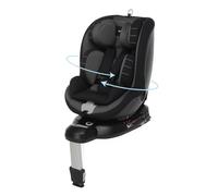 Foppapedretti Seggiolino Auto 0-18 Kg Isofix / 0M - 4 Anni / 40-105 cm / Gruppo 0+ - 1 girevole a 360 Reclinabile colore nero Logik i-Size