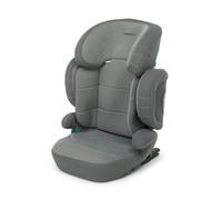 Foppapedretti Seggiolino Auto Open I-Size, per bambini da 100 a 150 cm di altezza, 3-12 anni, conforme ECE R129, Fissaggio Dualfix (Isofix e non), Protezione Impatti Laterali, Sfoderabile, Grigio