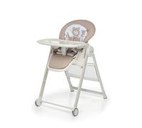 Foppapedretti Seggiolone Sdraietta Misterchef, bambini da 0 a 3 anni (fino a 15 Kg), Seduta/Poggiapiedi/Schienale Regolabili, Cesto Porta Oggetti, Stabile, con Imbottitura Lavabile, Augh