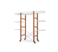 Foppapedretti Stendibiancheria verticale pieghevole legno Noce URSUS 9900421506