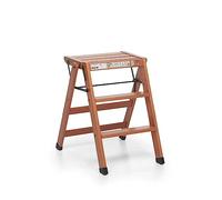 Foppapedretti Tialzo Noce Sgabello In legno Made in Italy