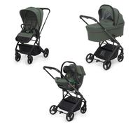 FOPPAPEDRETTI Tictoc I-Size - Sistema combinato Navicella + Passeggino + Seggiolino Auto - Olive