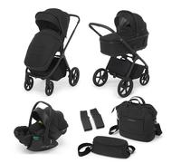 FOPPAPEDRETTI - Trio Commander Onyx Black con Seggiolino Auto Disk Infant Rekline I-Size