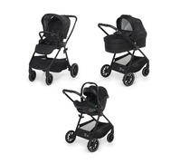 Foppapedretti Trio Divo I-Size, Sistema Modulare Combinato per Bambini, Navicella Passeggino e Seggiolino auto I-Size, Chiusura Self Standing, conforme ECE R129, Maneggevole Compatto Leggero, Glamour