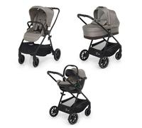 Foppapedretti - Trio Divo Con Seggiolino Auto ISize, Nut con seggiolino auto Nut