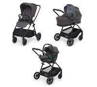 Foppapedretti Trio Divo I-Size, Sistema Modulare Combinato per Bambini, Navicella Passeggino e Seggiolino auto I-Size, Chiusura Self Standing, conforme ECE R129, Maneggevole Compatto Leggero, Sport