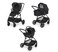 Foppapedretti Trio Divo I-Size, Sistema Modulare Combinato per Bambini, Navicella Passeggino e Seggiolino auto I-Size, Chiusura Self Standing, conforme ECE R129, Maneggevole Compatto Leggero, Glamour