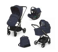 FOPPAPEDRETTI - Trio Tic Toc Navy con Seggiolino Auto Disk Infant+ Borsa e Coprigambe OMAGGIO