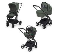 FOPPAPEDRETTI Tictoc I-Size - Sistema combinato Navicella + Passeggino + Seggiolino Auto - Olive