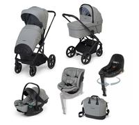 FOPPAPEDRETTI - Trio Tic Toc Pro Ice con Seggiolino Auto Disk Rekline, Base Rotante, Disk Grow, Adattatori, Borsa e Coprigambe