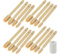 Foppla 3 set di spatole in gomma ergonomiche per la finitura del calafataggio, spatola in gomma liscia con foro per appenderlo, strumento di rimozione della malta in 4 dimensioni, per cucina e bagno