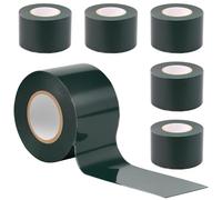 Foppla 6 rotoli di nastro biadesivo per erba artificiale, 5 x 500 cm, per prato, giardino, moquette, collegamento tappeti esterni (verde)