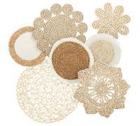 Foppla Ceste di cestini da Parete Decor Decorazioni in Stile Bohémien Fatte a Mano cesti da Parete in Vimini Facili da Pulire Il Cesto Sicuro Arte mura