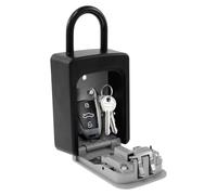Foppla Key Safe Box con codice Resetable 4 cifre Combinazione Chiave Hider Box Weather Proof Sicurezza Password Scatola di archiviazione per chiavi montata a parete con anello per chiavi