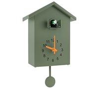 Foppla Orologio a cucù, moderno orologio da parete a cucù, orologio a cucù con pendolo e chimer, orologio a cucù per decorazione da parete, casa, soggiorno, cucina, ufficio