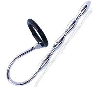 FOPS Dilatatore Uretrale Acciaio Inossidabile 12cm ⌀0.8cm Sonda Uretrale Maschile Sex Toy Uomo Anello Pene 2.5-3cm Urethral Plug Bordi Lisci Argento Per Piacere Intenso N16-23