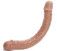 FOPS Dildo Doppio 30cm 3.5cm Larghezza Dildo Doppia Testa Doppio Fallo Coppia Uomo Donna Dido Anale Donna Realistico Dido Realistico Uomo Gigante Massimo Piacere Intenso D15-5
