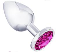 FOPS plug anale per donne in acciaio inox 1 St