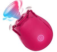 FOPS Stimolatore Clitorideo Rosa per Donne - Vibratore Clitoride 10 Modalità Suzione e Vibrazione Sex Toys Femminili Compatto 6,6 cm x 5,9 cm Ricaricabile USB Elegante e Igienico M90