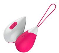 Fops Vibratore Mini 6,2 cm con Telecomando 8 Modalità di Vibrazione Silenzioso Impermeabile IPX7 in Silicone ABS Rosa per Stimolazione Clitoridea Discreto Portatile per Viaggio M17-10