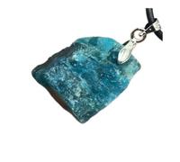 FOPURE Regalo for la Famiglia Pietra preziosa Grezza Apatite Naturale Ciondoli in Pietra semipreziosa Gioielli Collane Pietra fortunata Pietre Naturali e Minerali