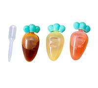 Fopytu 3 Pezzi Bottiglia di di Soia Bento Mini Simpatica Pranzo Contenitore Contenitore Vuoto Squeeze Bottiglia Distributore per Olio di Sciroppo di Ketchup Insalata