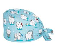 Fopytu Berretto Lavoro, Berretto Chirurgo, Traspirante, Regolabile, Unisex, con Lacci, Cappelli Chirurgici per Infermieri, Donne, Uomini, Infermieri, Dottori