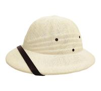 Fopytu Cappello Sole in Paglia con Elmetto Coloniale per Uomo E, Cappello Estivo con Elmetto Coloniale, Cappello 'Esercito della Guerra del Vietnam, Berretto Minatore della Giungla