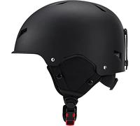 Fopytu Casco Snowboard con Auricolare Staccabile per Uomini Caschi Neve con Casco Sci a Sicurezza Fissa