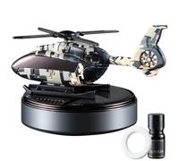 Fopytu Deodorante per Auto per Elicottero, Rotazione Automatica Solare, Elica, Diffusore di Olio Essenziale, Decorazione per Profumo, Cruscotto