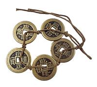 Fopytu Monete Cinesi Shui Monete Qing Dynasty Cinque Imperatori Monete di Rame Moneta di Rame Corpa a Pendente a Sospensione Ornamenti Antichi