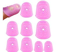 Fopytu Protettori della Punta della Chitarra, 10 Pc Silicone Guitar Finger Guetar Punta di Dito per Chitarra per Il Basso, Cucito E Ricamo di Chitarra, Cucito E Ricamo