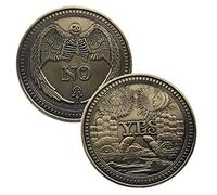 Fopytu Sì No Challenge Coin Decistermaker Collection Collection Coins Antique Skull Moneta Commemorativa