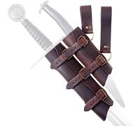 Fopytu Spada di Pelle Medievale Rana Larp Rinascimentale Vikings Guerriero Cavaliere Spada Calcia Costume Accessoria