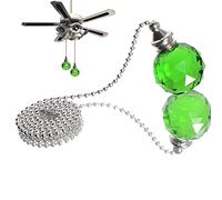 Fopytu Ventola per Ventola a Soffitto in Cristallo Trasparente per Connettore per Il Bagno di Luce del Soffitto del Bagno per Bagno