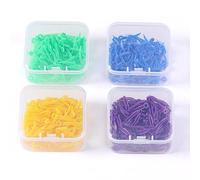 Fopytu Zeppe Diastemati, Cuneo di Fissaggio Dentale 400 Pezzi con Foro per Il Cuneo del Dente per Il Restauro Dentale