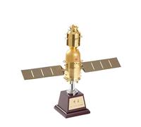 For 1/100 Modello Solido Di Shenzhou XII Veicolo Spaziale In Metallo Modello Aerospaziale Artigianato For La Scienza E La Tecnologia Sale Espositive Del Museo Raffinato(Gold)